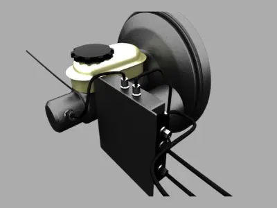 AntiLock Braking System Free 3D model