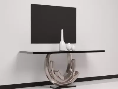 Realistic Modern Table Low-poly 3D model