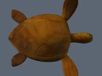 Turtle Sculpture 3D model