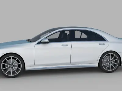 Mercedes benz w222 S class 2018 3D model
