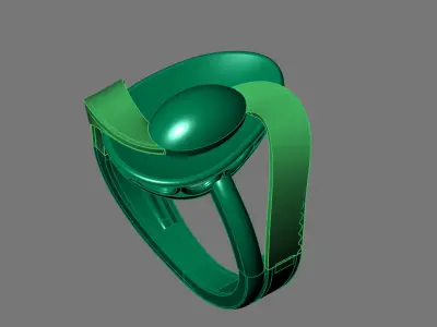 Women Ring Plain Ring Ready STL 3DM Models Womens Rings 3D print model 18