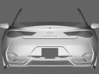 2019 Infiniti Q60 3DSCANNED MODEL 3D model