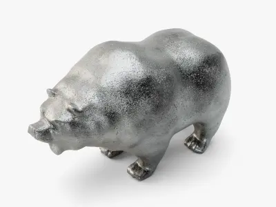 Bear Statuette 3D model