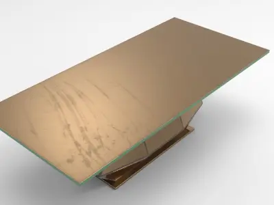 Santiago Dining Table Low-poly 3D model