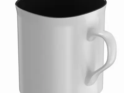 Coffee Mug White 3D model