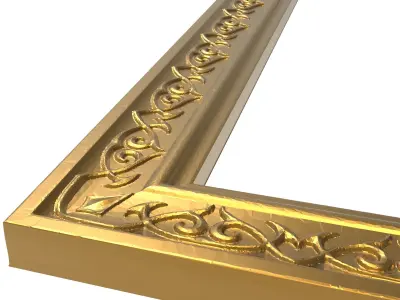 carved frame 3D model 68