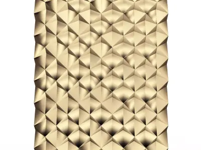 3D Wall Panel 04 Low-poly 3D model