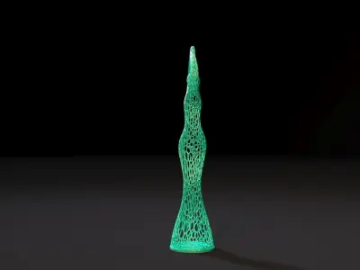 Statuette of a dancing woman 2 3D print model