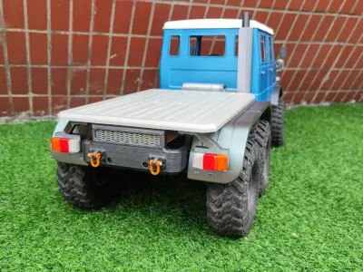 Bog 406 TRX6 Flatbed for Crew Cab - 1-10 RC body attachment 3D print model