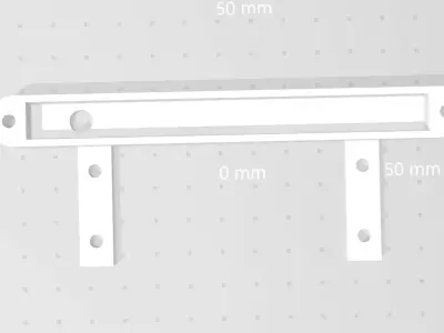 2x WS2812 DIY Racing Sim Lights Universal Mounting System 3D print model