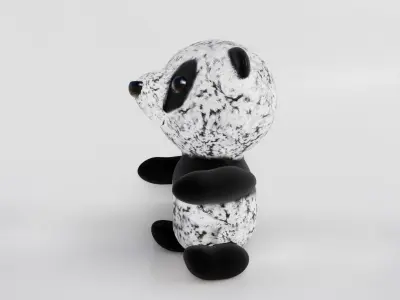 panda bear 3D model purchase