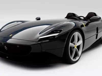 Ferrari Monza SP2 Low-poly 3D model