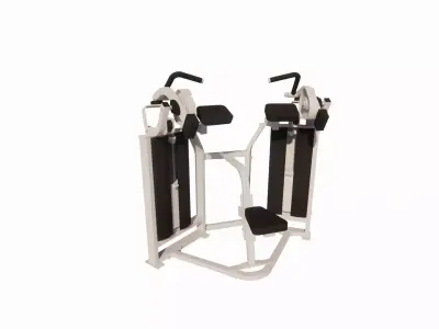 Gym Equipments-gym by Bodysolid-Machine the gym 3D model