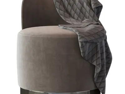 Pouf Andrew Martin 3D model