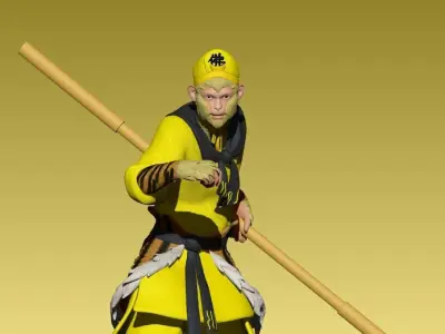 Sun Wukong 1986 - Chinese model - 3D Print 3D print model