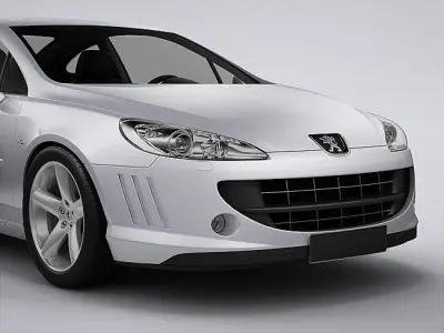 Peugeot 407 Coupe 2013 3D model
