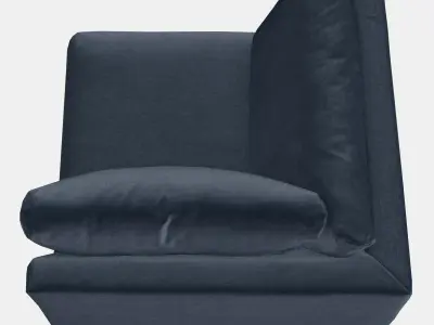 VIMLE Cover for corner section Low-poly 3D model