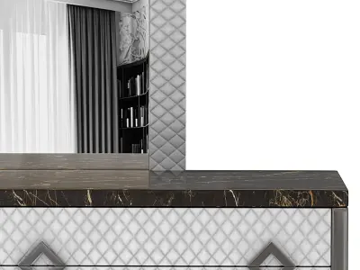 Noir dresser by elve luxury 3D model