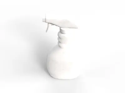Cleaner Spray Bottle Low-poly 3D model
