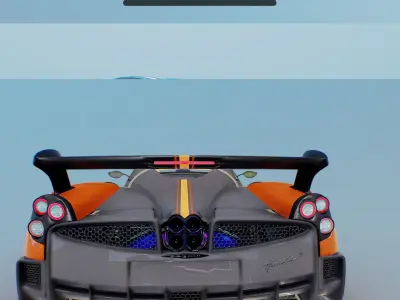 Pagani Huayra-BC 3D model