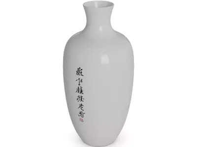 Home decorations Ceramic Vase Low-poly 3D model