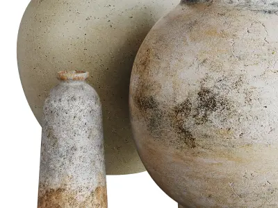 Set of vases by Zara Home  3D model