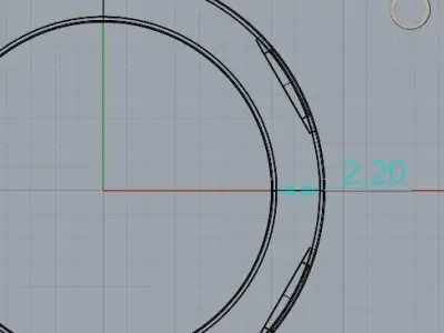 LOVE RING CRTIER SIZE 7 AND A HALF US PRINTABLE 3D print model
