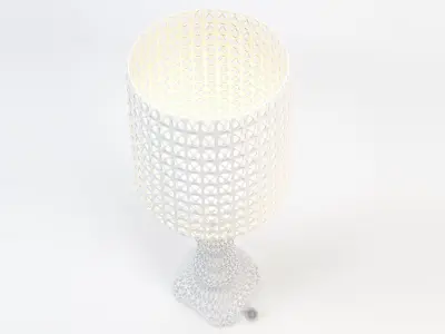 Kartell Kabuki Floor Lamp - White 3D model