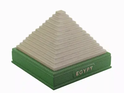 Pyramid Toy B 03 Low-poly 3D model