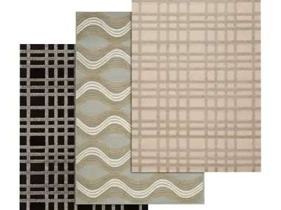 Rug Set 2155 3D model