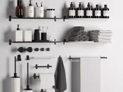 Bathroom accessories Vol 01 3D model