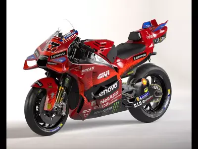 MotoGP Ducati GP25  Low-poly 3D model