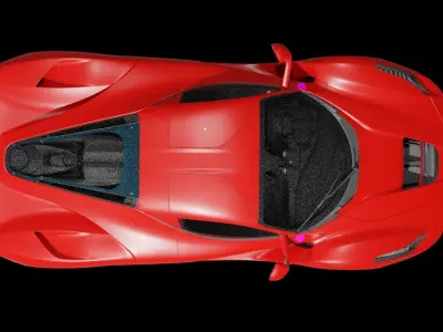 Ferrari LaFerrari 3D model shop