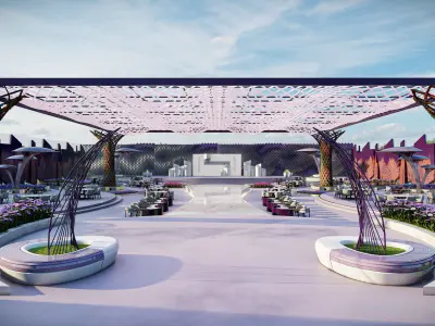 Wedding Hall 3D Model  SketchUp 2025 3D model