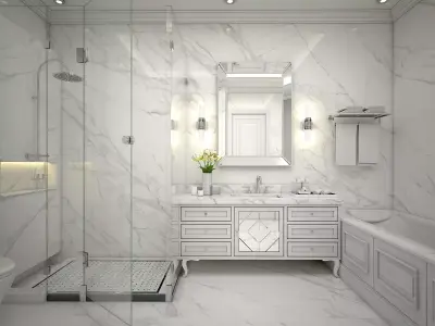 Classic Bathroom 3D model