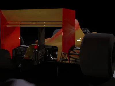 1988 F1 Car - 3D Printable Model Included 3D model