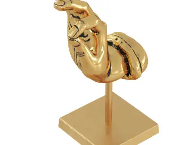 Decorative figurine Hand of Buddha 3D model