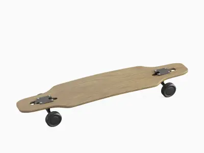 Longboard 01 3D model