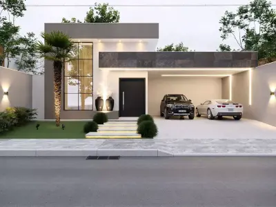 Contemporary Facade 3D model