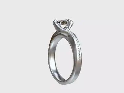 Ring luxury 3D model 3D model