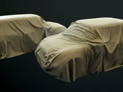 Car Cover h Free low-poly 3D model