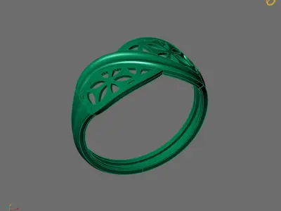Women Plain Ring Ready STL 3DM Models Womens Rings 3D models 3D print model