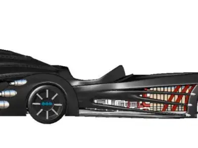 Batmanmobile 1997 3D print model