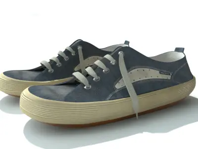 Old sneakers 3D model