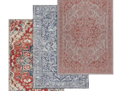 Rug Set 843 3D model