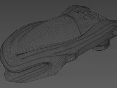 Sci Fi - Car 3D model