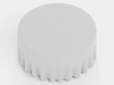 -Tablecloth Round- 3D model