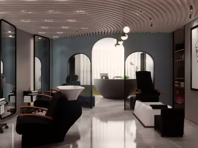 Spa and Saloon 3D model