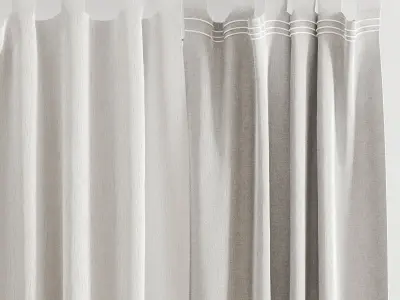Curtain A6 3D model