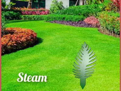Wonderful Artificial Steam Home and Garden Outdoor Lawn Decor 3D model